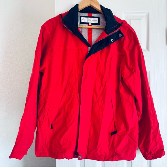 Geoffrey Beene Red Cotton Men's Casual Zipper Jacket Size M - Picture 5 of 10